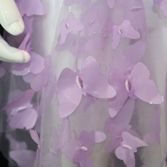 Lavender Butterfly Ballet Skirt | Hand Crafted - Picture 3 of 6
